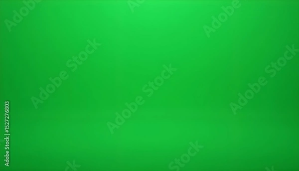 Fototapeta "Realistic Green Background – High-Quality Green Screen for Video and Visual Effects"