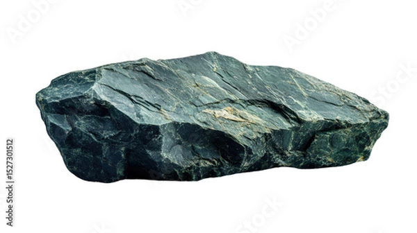 Fototapeta Raw dolomite chunk with peachy tone and crystal texture, Transparent background, PNG file