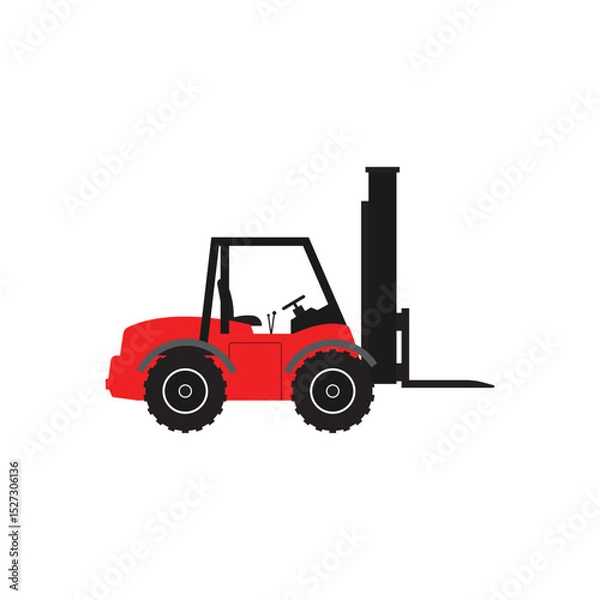 Obraz forklift icon
