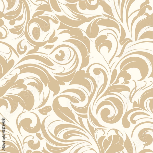 Fototapeta elegant floral abstract pattern