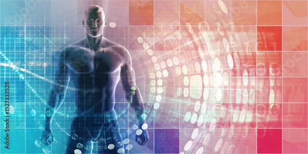 Obraz Futuristic Athlete