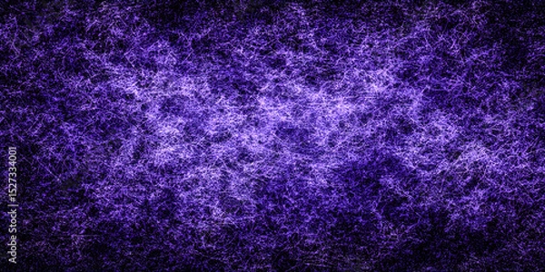 Fototapeta Purple grunge background with gradient from the center with full area scratches.