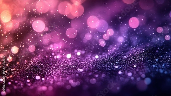 Obraz Abstract bokeh lights, vibrant colors
