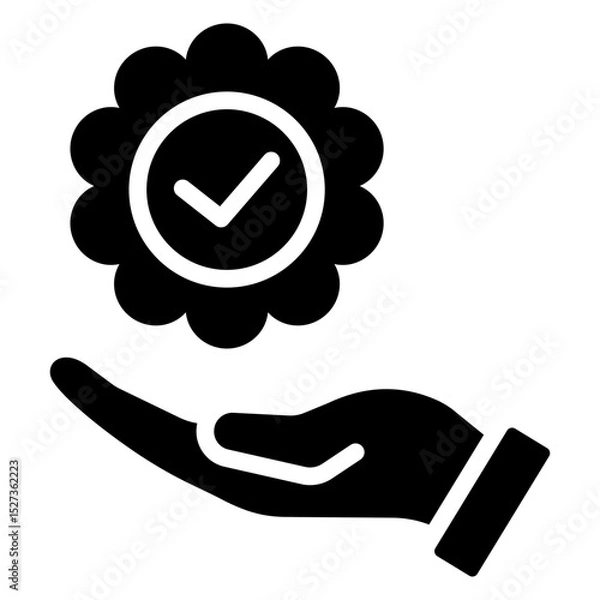 Fototapeta Assurance Glyph Icon