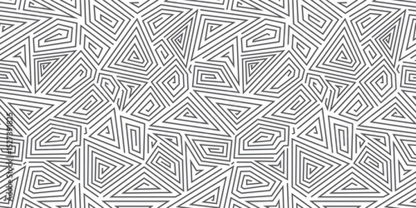Obraz Abstract Line Patterns black Lines background