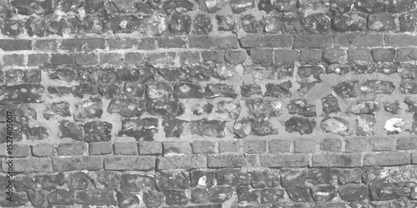 Fototapeta brick Geometric triangle shapes define this abstract modern background texture, enhanced by grainy noise. The image embodies a sophisticated interplay of lines, angles, and textures,
