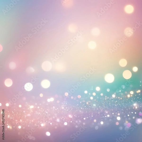 Fototapeta Modern Abstract Background with Blue Pink Gradient, Sparkle Texture, Light Pattern Design, Soft Blur Wallpaper & Elegant Illustration Style | AI Generated