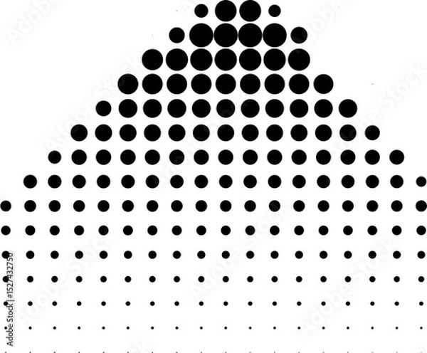Obraz halftone y2k element