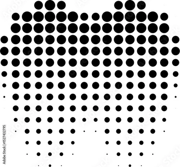 Obraz halftone y2k element