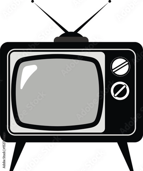 Fototapeta retro tv