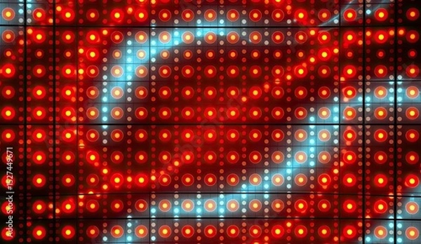 Fototapeta "Digital Aurora" - Ideal for tech blogs, music event promotions, futuristic art installations, or as a dynamic background for presentations.