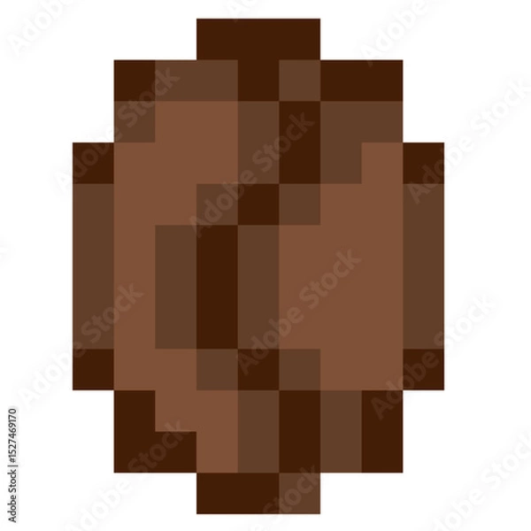 Obraz Pixel coffee beans 