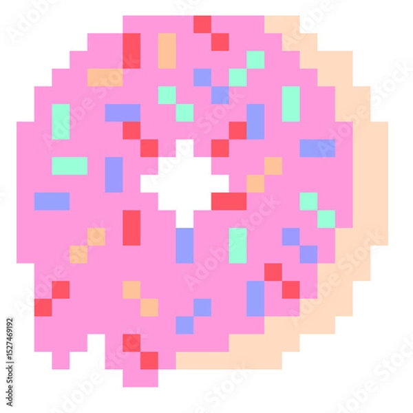 Obraz Pixel Donut 