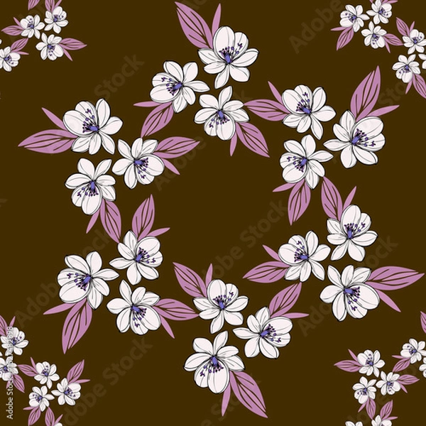 Fototapeta Textile repeat pattern