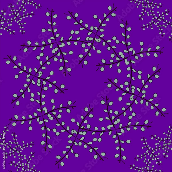 Fototapeta Textile repeat pattern