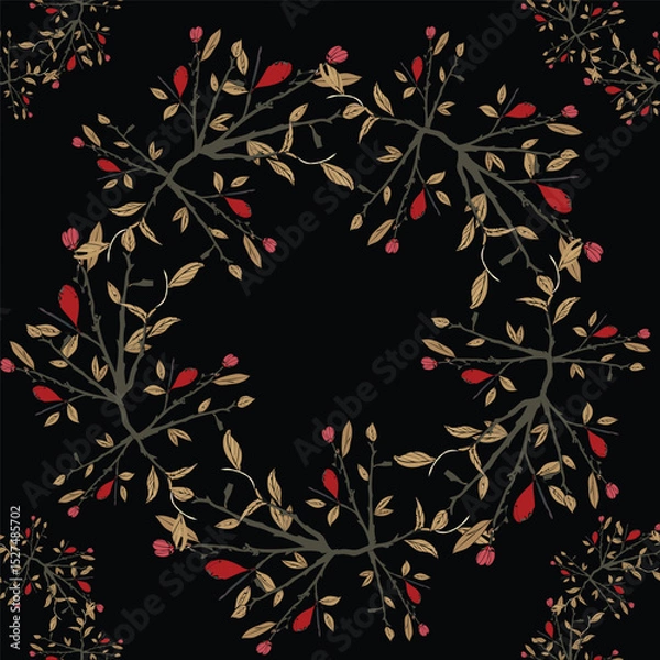 Fototapeta Textile repeat pattern