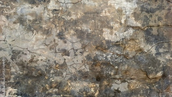 Obraz Grunge concrete texture with distressed weathered stone surface, aged wall background with rough cement patterns and abstract industrial texture design element