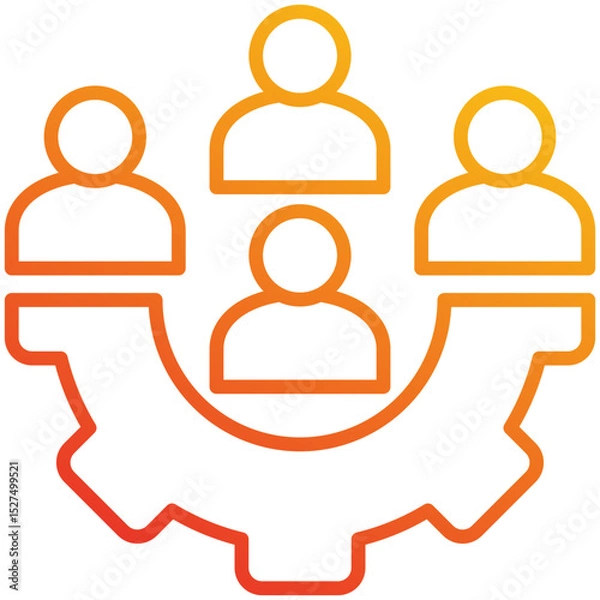 Obraz Team Management Icon