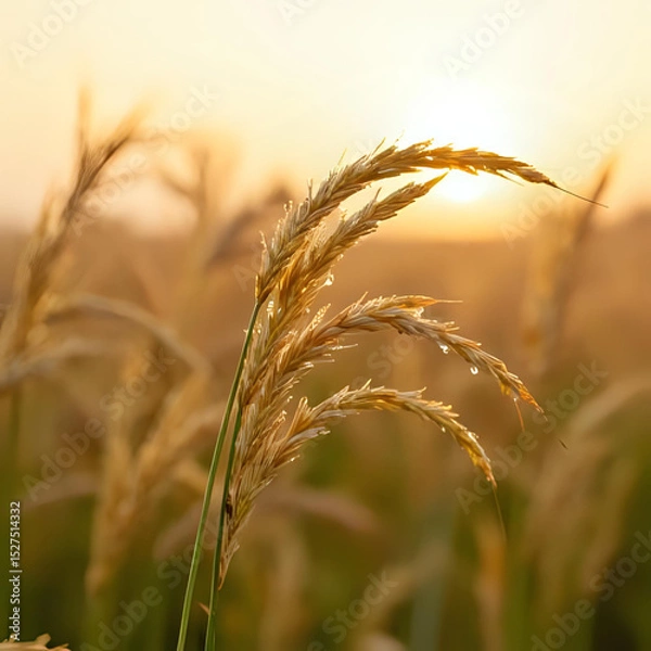 Obraz golden wheat field