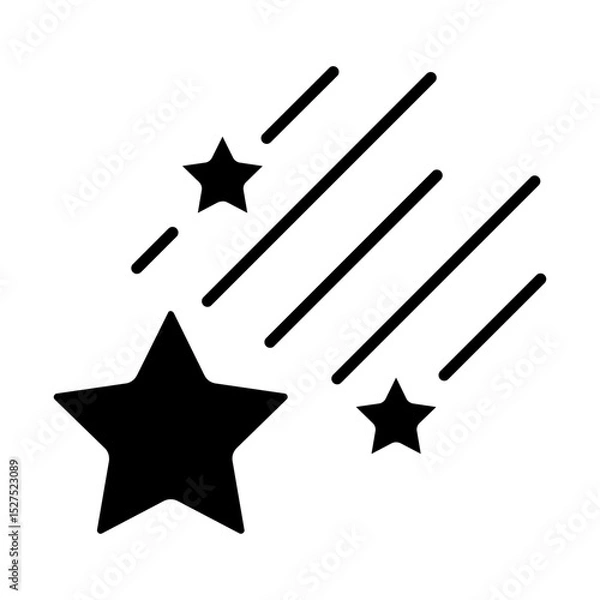 Fototapeta Shooting Stars Icon