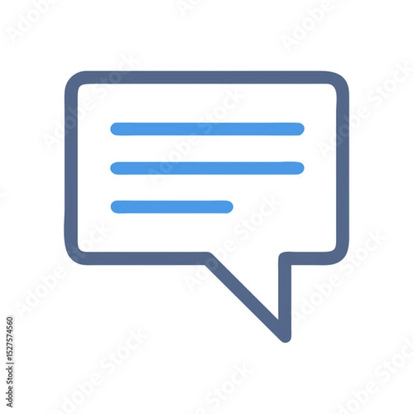 Fototapeta speech bubble dialogue text icon