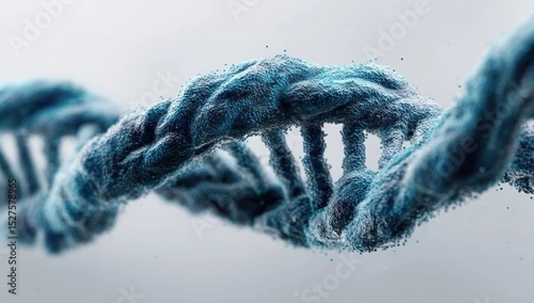 Fototapeta DNA double helix, detailed view