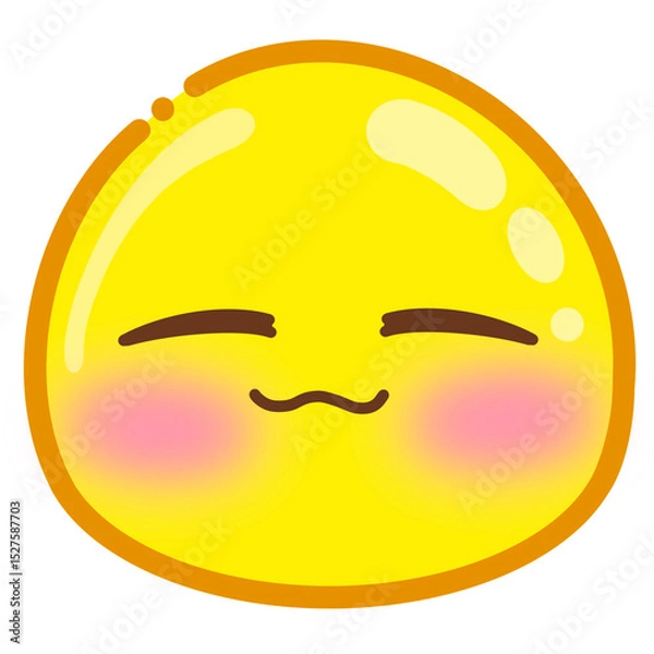 Fototapeta sad smiley face