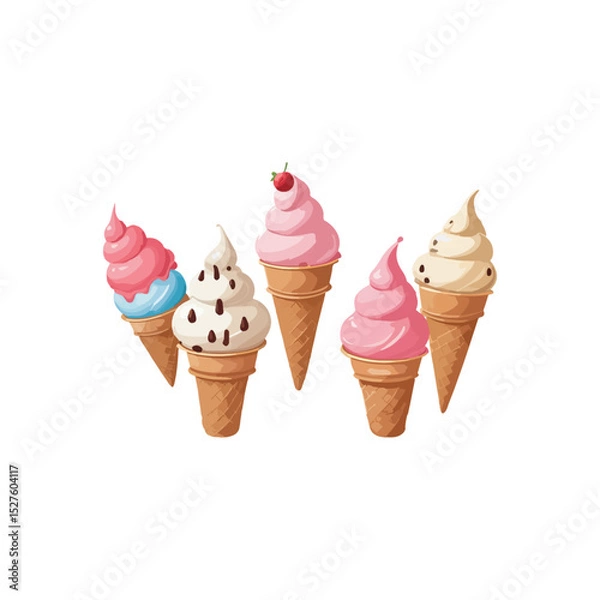 Obraz ice creams