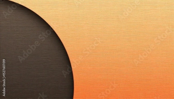 Fototapeta "Earthen Horizon." Suitable for minimalist design, stationery, or backgrounds for nature-inspired themes.