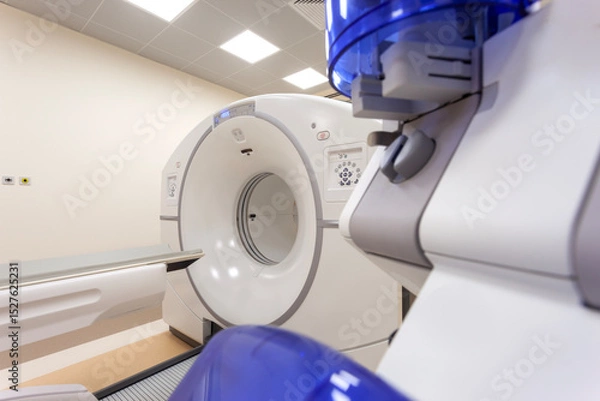 Fototapeta CT Scan Machine in a modern hospital premises
