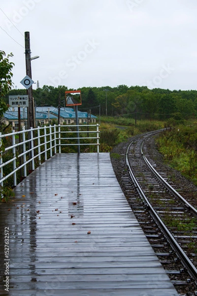 Obraz JR東根室駅、2025年まで日本最東端の駅であったJR北海道根室本線（花咲線）の廃駅、根室市光洋町
