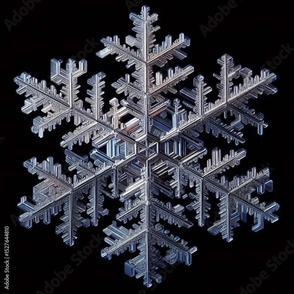 Obraz Snowflake Complex by ice crystals