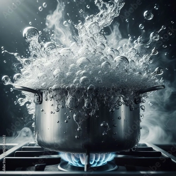 Obraz The water Intensifies the boiling