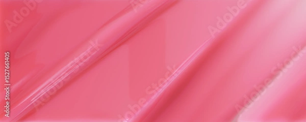 Fototapeta Lip gloss texture 3d rendering minimalist background. Smudged cosmetic product smear.