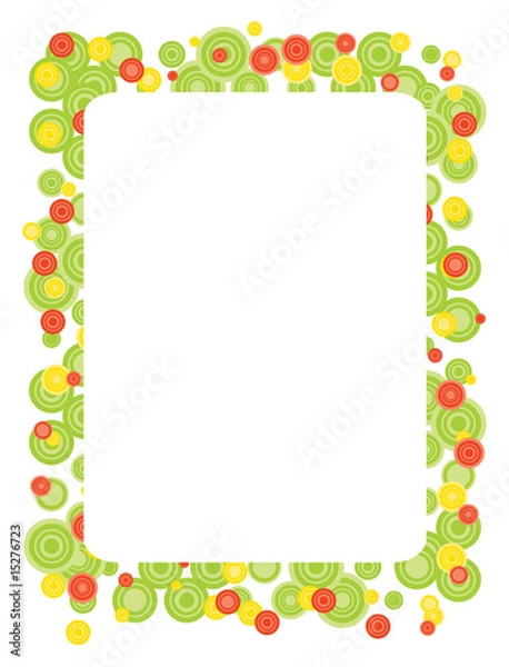 Fototapeta flowers frame