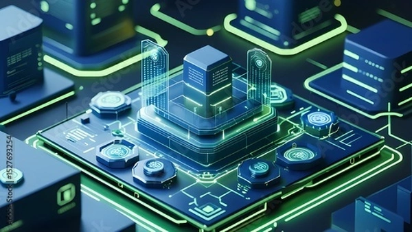 Fototapeta electronic circuit board