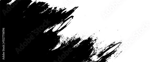 Fototapeta Vector abstract brushstroke stroke art background.