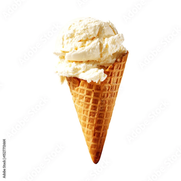 Obraz ice cream isolated on white