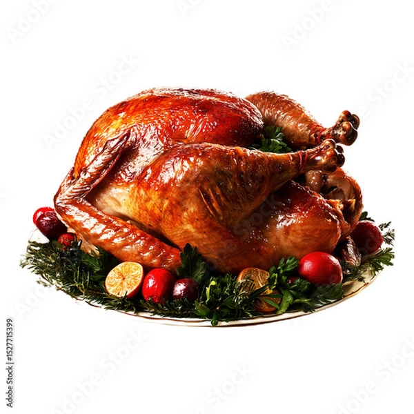 Obraz roasted chicken with vegetables