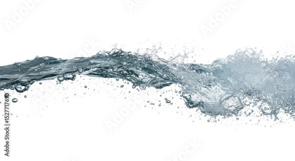 Obraz Isolated Splashing Water