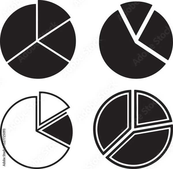 Fototapeta set of vector icons for business