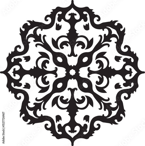 Fototapeta Ornate Circular Medallion Design vector