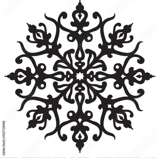 Fototapeta Ornate Circular Medallion Design vector