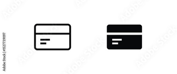 Obraz Id card icon. Identification card icon, vector, symbol, logo, illustration, line,editable stroke, flat,design, style, isolated,on white