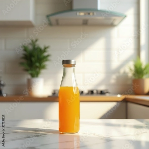 Obraz orange juice in the kitchen