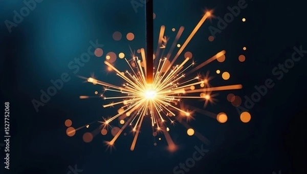 Obraz new year fireworks