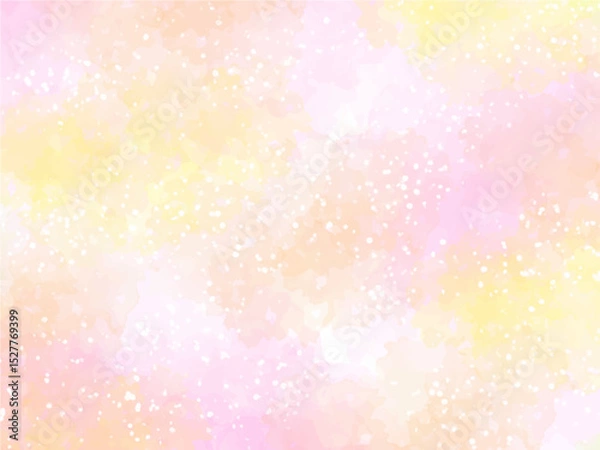 Obraz 春の桜や秋のコスモスイメージのテクスチャー背景素材。色々な花の咲いたあたたかい陽射しのぼんやりしたイメージ。キラキラした光の粒子。