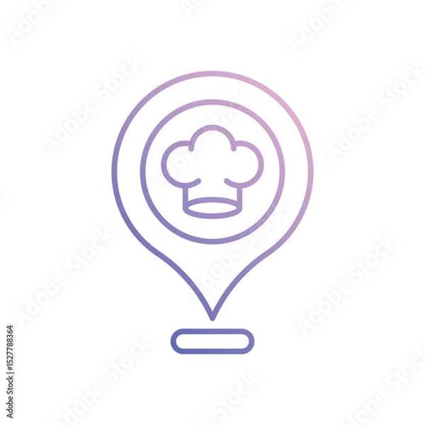 Fototapeta Location Vector icon