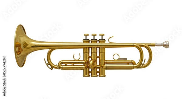 Obraz Isolated Trumpet