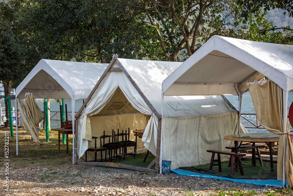 Obraz tent in the forest